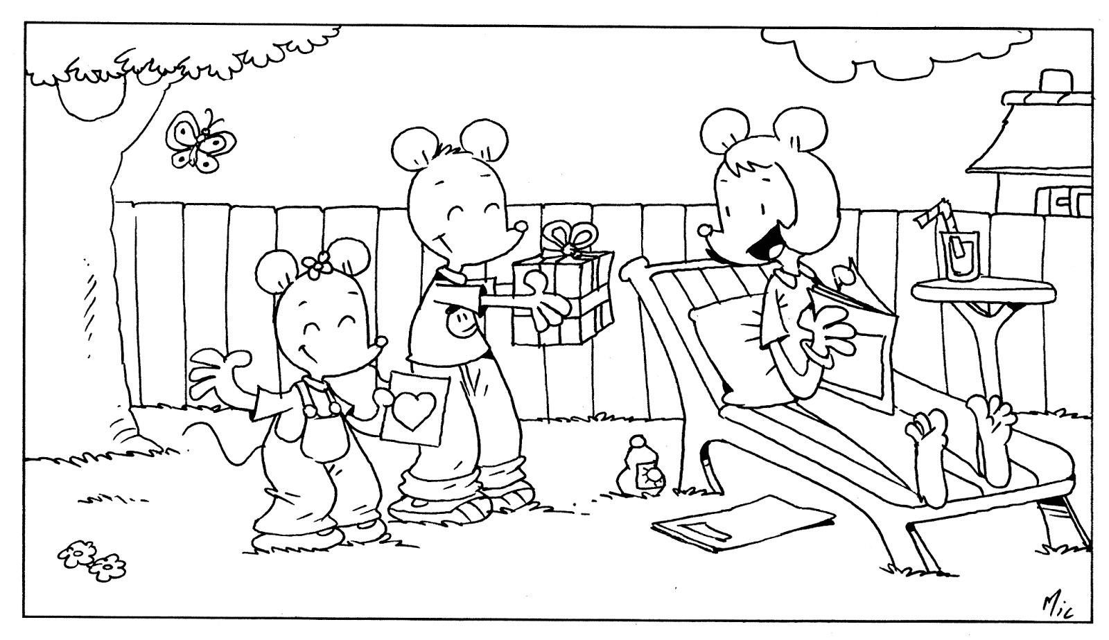 Coloriage De Fête Des Mères à Imprimer Dessin Facile Pour La Fete Des Meres Fashion Designs