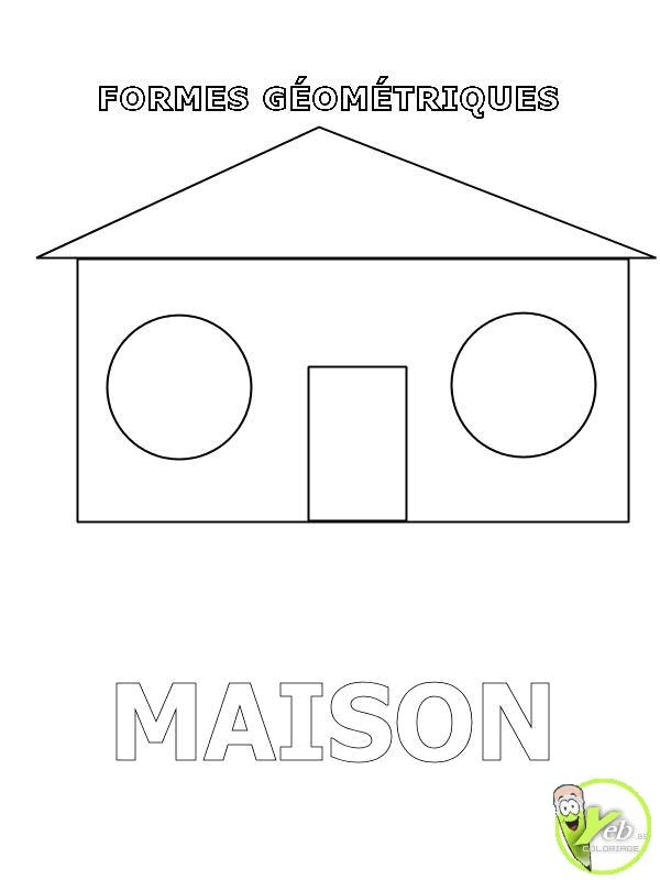 Coloriage De formes Géométriques En Maternelle Coloriage forme Geometrique