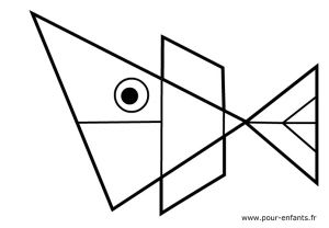 Coloriage De formes Géométriques En Maternelle Poissons D Avril 2017 Coloriage De Poisson D Avril Imprimer Pour