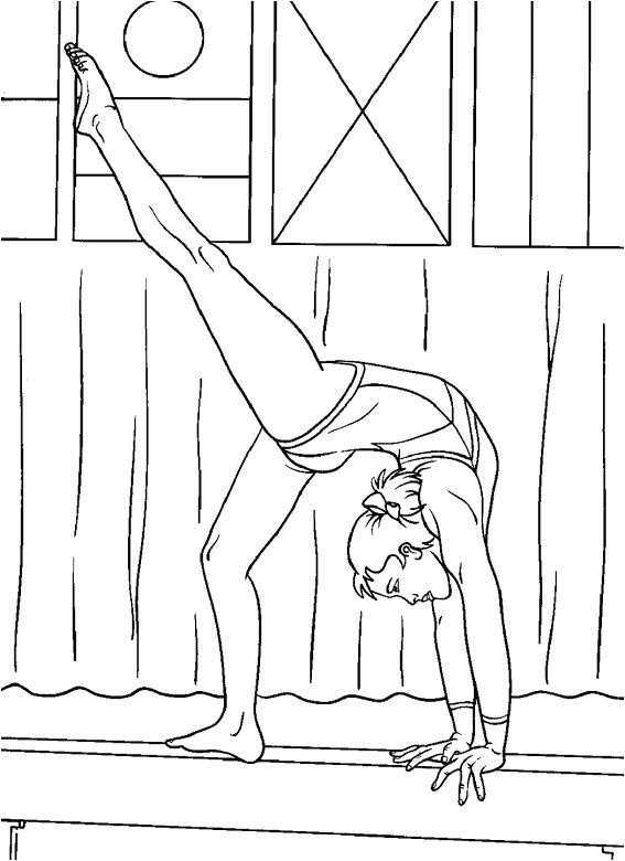 Coloriage De Gymnastique Au sol Index Of Coloriage Sport Gymnastique