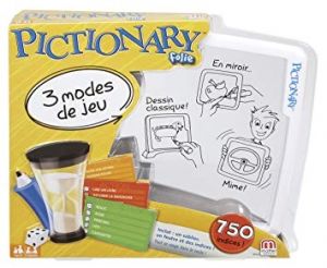 Coloriage De Jeux De société Mattel Pictionary Bgg30 Jeu De société éducatif Folie Amazon