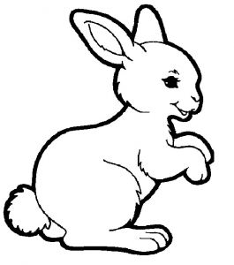 Coloriage De Lapin Trop Mignon A Imprimer Coloriage Lapin Maternelle