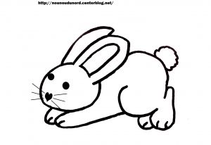 Coloriage De Lapin Trop Mignon A Imprimer Coloriage Lapin Maternelle