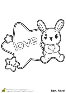 Coloriage De Lapin Trop Mignon A Imprimer Coloriage Lapin Trop Mignon