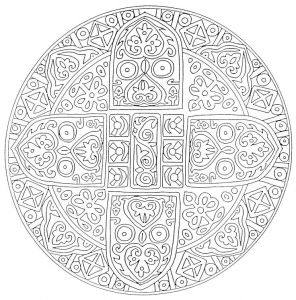 Coloriage De Mandala A Colorier Sur L ordinateur 38 Best Les Mandala Sur Web Colorier Images On Pinterest
