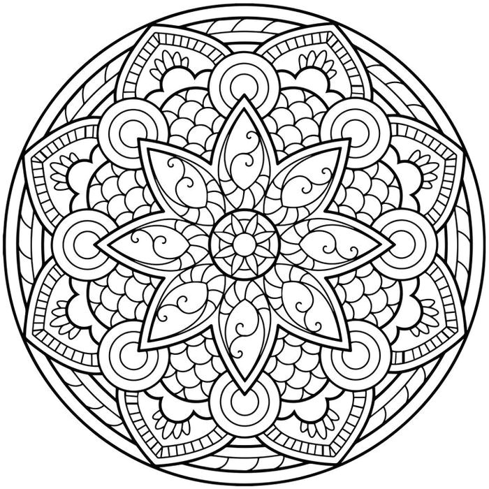 Coloriage De Mandala à Imprimer Gratuitement Best Mandalas Images On Pinterest