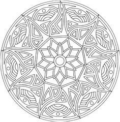 Coloriage De Mandala à Imprimer Gratuitement Images Of Printable Hard Geometric Coloring Pages