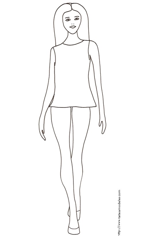 Coloriage De Mannequin A Habiller Coloriage top Modele Tuto Coloriage top Model Dessin Des Mannequin