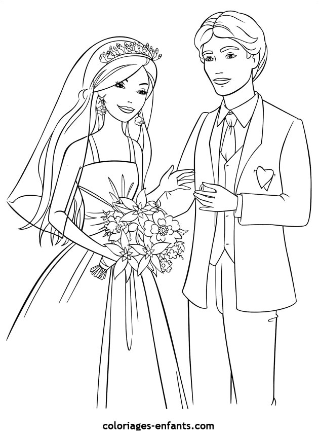 Coloriage De Mariage A Imprimer Gratuit Coloriage Mariage   Imprimer Coloriages Maria 2299