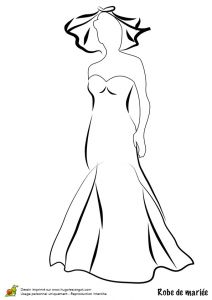 Coloriage De Marier Dessin Coloriage Robe De Mariée Coloring Pinterest