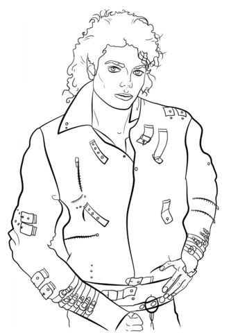Coloriage De Michael Jackson Michael Jackson Coloring Pages Go123