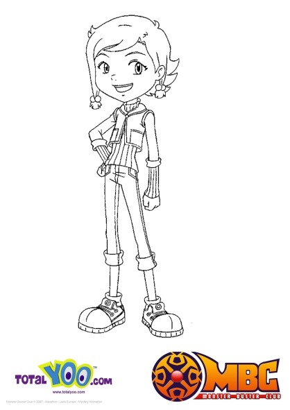 Coloriage De Monster Buster Club Coloriage Monster Buster Club  Imprimer