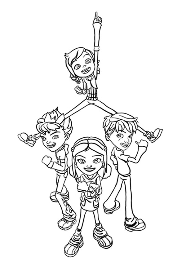 Coloriage De Monster Buster Club March 2010 Archive