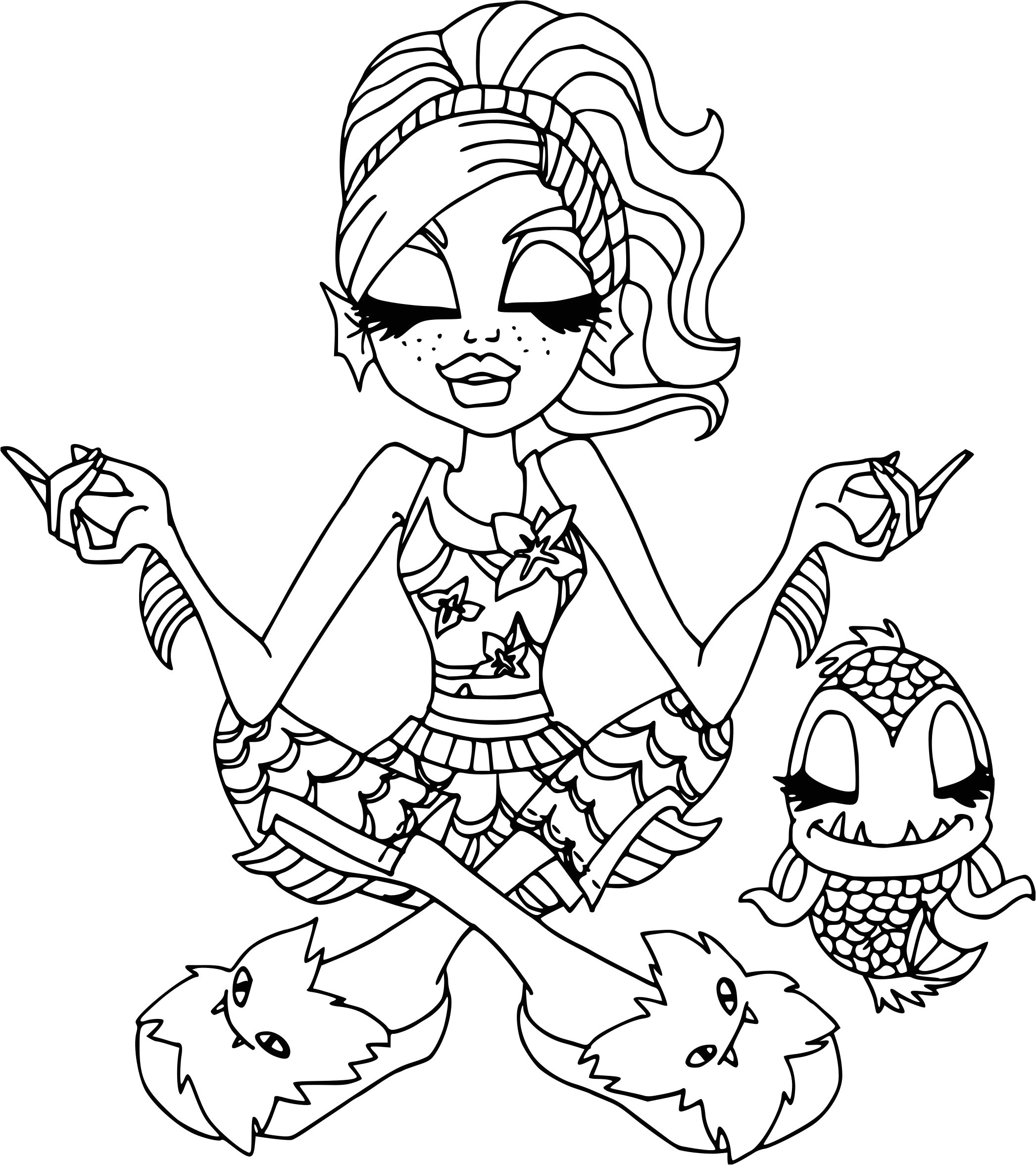 Coloriage De Monster High à Imprimer Gratuit Coloriage Franky Dessinl Meublerc