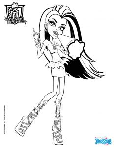 Coloriage De Monster High à Imprimer Gratuit Coloriage Franky Dessinl Meublerc