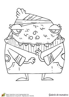 Coloriage De Monstre à Imprimer Coloriage   Imprimer Extrait Du Livre De Coloriage "gros Monstres
