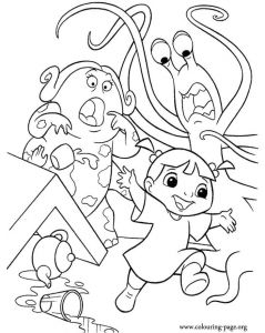 Coloriage De Monstre Et Compagnie 41 Best Monstres Et Cie & Monsters University Images On Pinterest