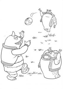 Coloriage De Monstre Et Compagnie Les 4522 Meilleures Images Du Tableau Fargelegging Sur Pinterest