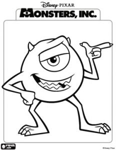 Coloriage De Monstre Et Compagnie Monster University Para Dibujar Buscar Con Google M