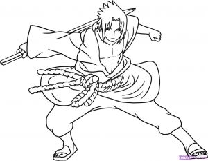 Coloriage De Naruto Demon Renard Coloriage Naruto Shippuden Sasuke Demon