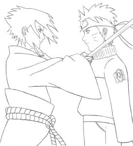 Coloriage De Naruto Shippuden Kyubi Coloriage Naruto Shippuden Kakashi