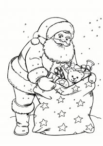 Coloriage De Noel à Imprimer Gratuitement Dessin Dessin De Pere Noel A Colorier Et Imprimer L Meublerc