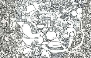 Coloriage De Paysage Pour Adulte Coloriage Paysage Jungle Coloriage De Paysage Pour Adulte A Imprimer