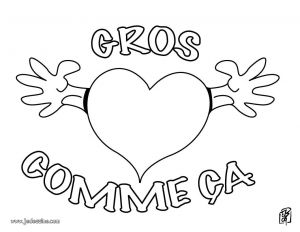 Coloriage De Petit Coeur Coloriage Coeur   Colorier Dessin   Imprimer