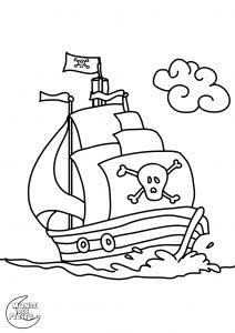 Coloriage De Pirates à Imprimer Coloriage Gratuit   Imprimer Jack Et Les Pirates