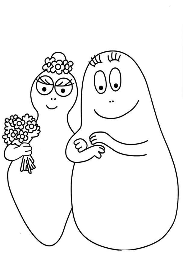 Coloriage De Piwi Coloriages   Imprimer Barbapapa Numéro