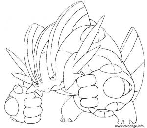 Coloriage De Pokemon Mega Evolution Coloriage Pokemon Mega Evolution Laggron 260 Dessin