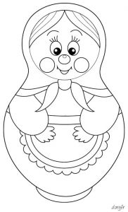 Coloriage De Poupé Russe 385 Best Russie Images On Pinterest