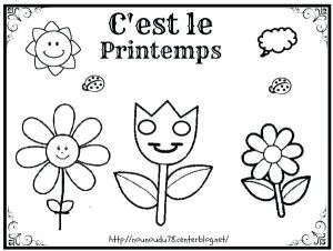 Coloriage De Printemps A Imprimer Gratuit Coloriage Printemps Imprimer Gratuitement Pour Imprimer Les