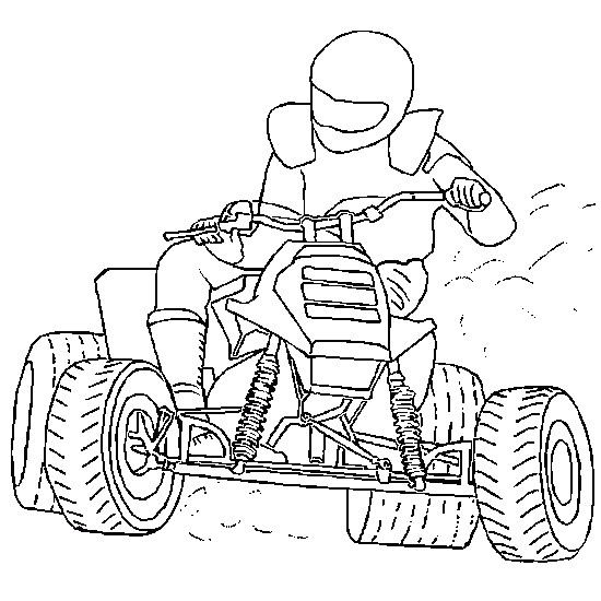 Coloriage De Quad A Imprimer Gratuit Coloriage De Quad Et Moto Cross