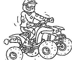 Coloriage De Quad A Imprimer Gratuit Coloriage De Quad Et Moto