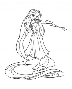 Coloriage De Reponse Coloriage Disney Raiponce Kristoff Le Petit Copain De Elsa Disney