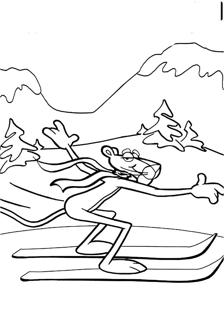 Coloriage De Skieur 13 Best Skiing Images On Pinterest