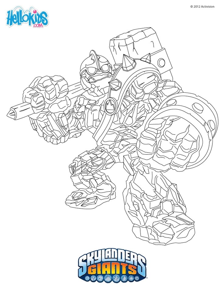 Coloriage De Skylanders Giants 42 Best Skylanders Images On Pinterest