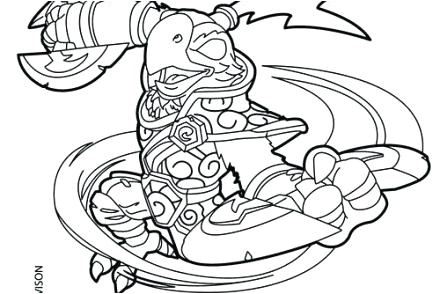 Coloriage De Skylanders Swap force Skylanders Coloriage Hot Streak Gill Grunt Swap force Free Ranger