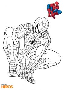 Coloriage De Spiderman à Imprimer Gratuit 511 Best Coloriages Images On Pinterest