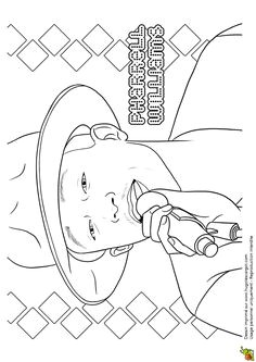 Coloriage De Tal A Colorier La Chanteuse Tal Qui Passe Sa Main Dans Les Cheveux