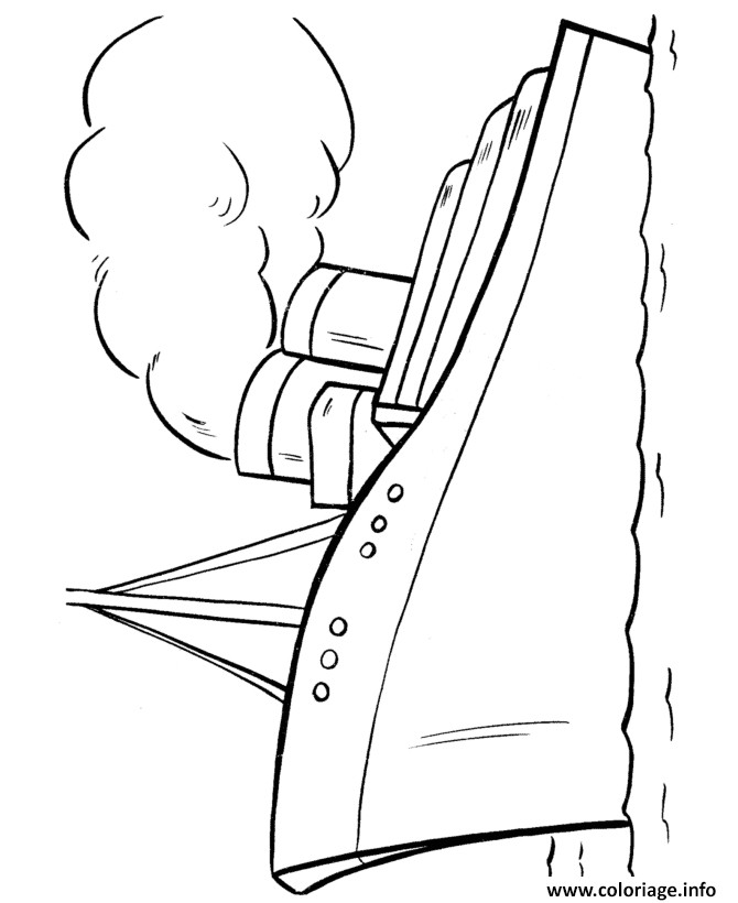 Coloriage De Titanic Coloriage Navir Titanic Facile 88 Dessin
