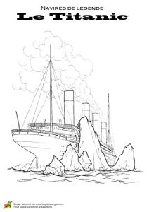 Coloriage De Titanic Coloriage Navires De Legende Le Titanic 15 Sur Hugolescargot