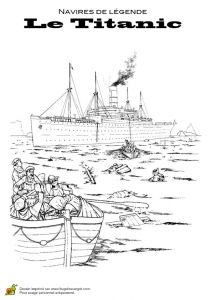 Coloriage De Titanic Coloriage Navires De Legende Le Titanic 22 Sur Hugolescargot