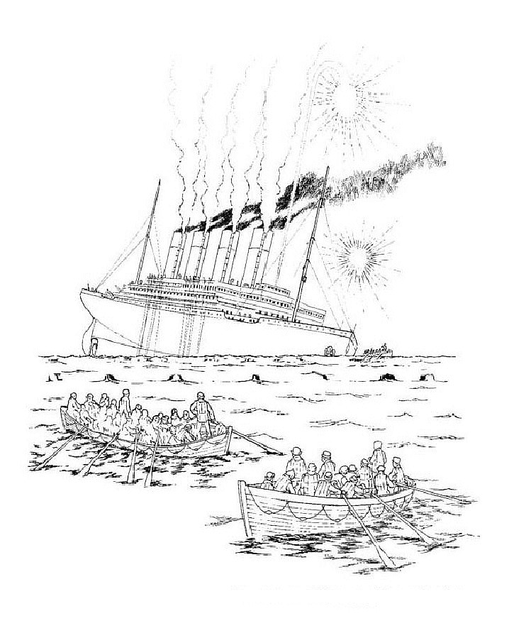 Coloriage De Titanic Titanic Coloriages   Imprimer Colorier Coloriages1001