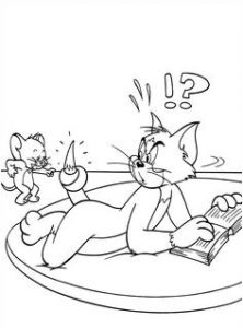 Coloriage De tom Et Jerry A Imprimer tom & Jerry Coloring Animal Coloring Books Pinterest