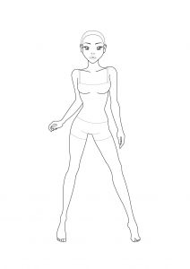 Coloriage De top Model A Habiller A Imprimer 21 Nouveau En Ligne Coloriage Art Thérapie Papillon