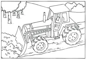 Coloriage De Tractopelle Coloriage Tractopelle A Imprimer Gratuit Chantier Et Construction