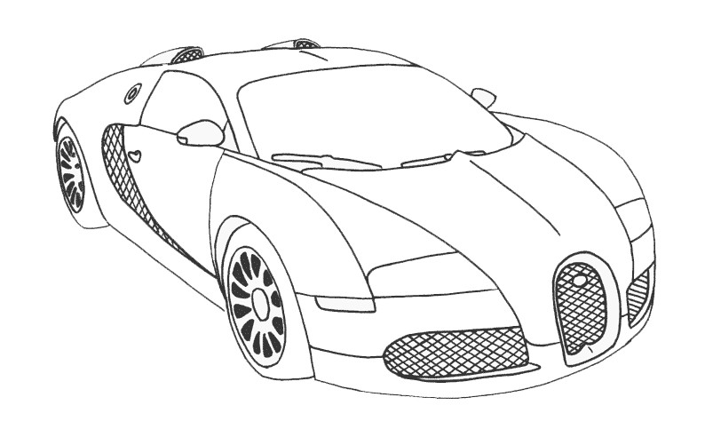 Coloriage De Voiture De Sport A Imprimer Gratuit Dessins Gratuits   Colorier Coloriage Voiture De Course   Imprimer