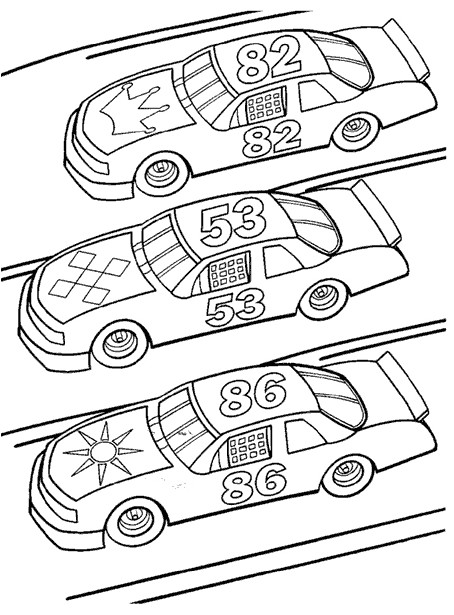 Coloriage De Voitures De Courses Coloriage Voiture De Police Coloriage Voiture De Course A Imprimer